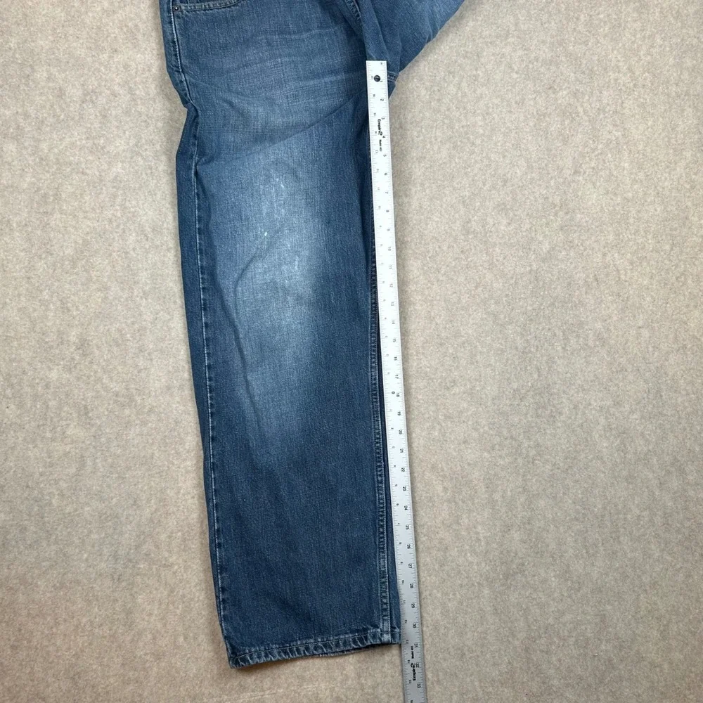Levi's 569 Loose Straight Jeans Mens 36x32 Blue Denim Relaxed Fit 100%‎ Cotton